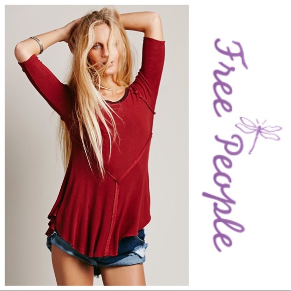 Free People Tops - Free People Weekends Layering Tee